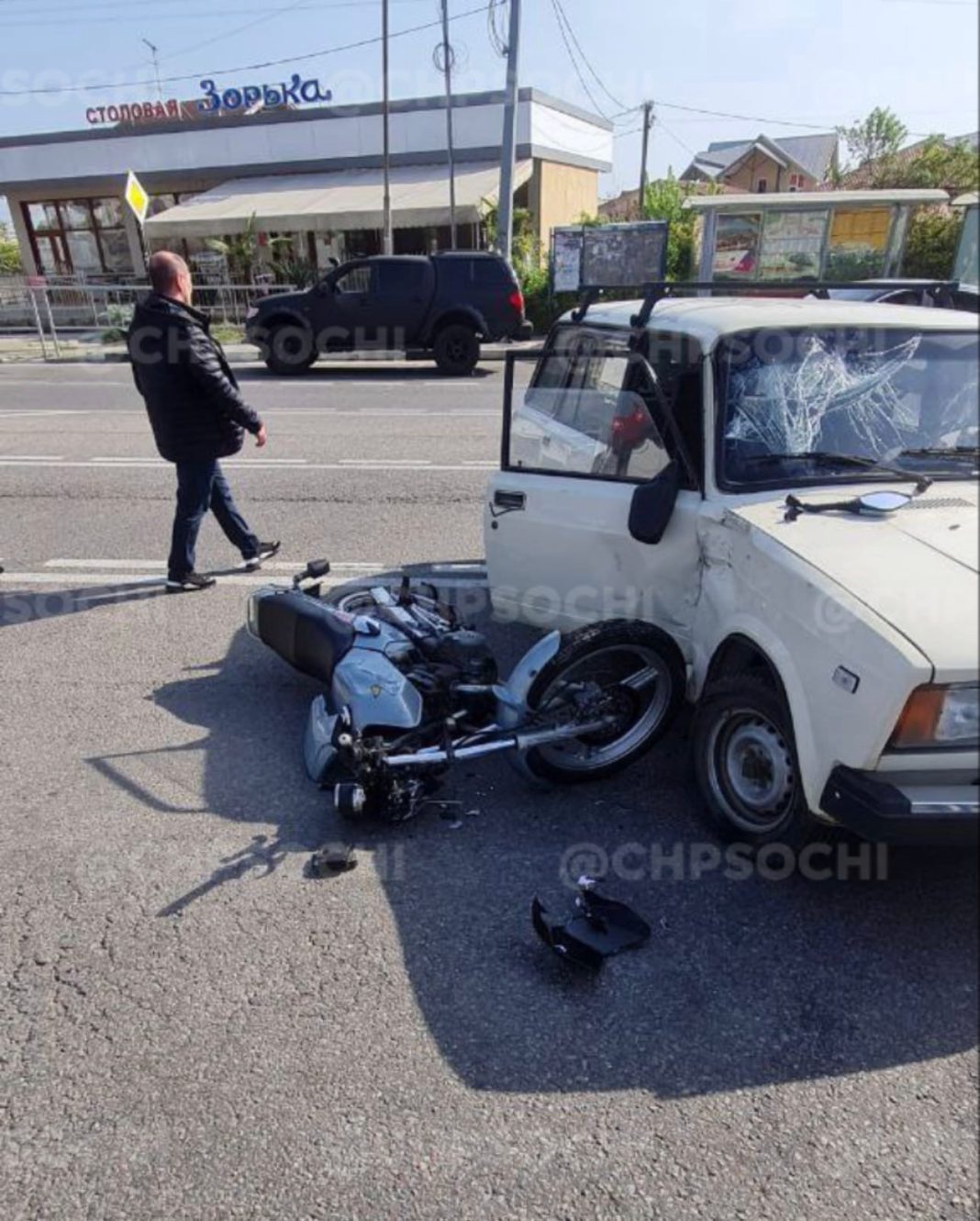 Еще один мотоциклист попал в ДТП в Сочи