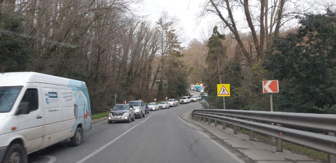Пробки к морю в Краснодарском крае показали на видео