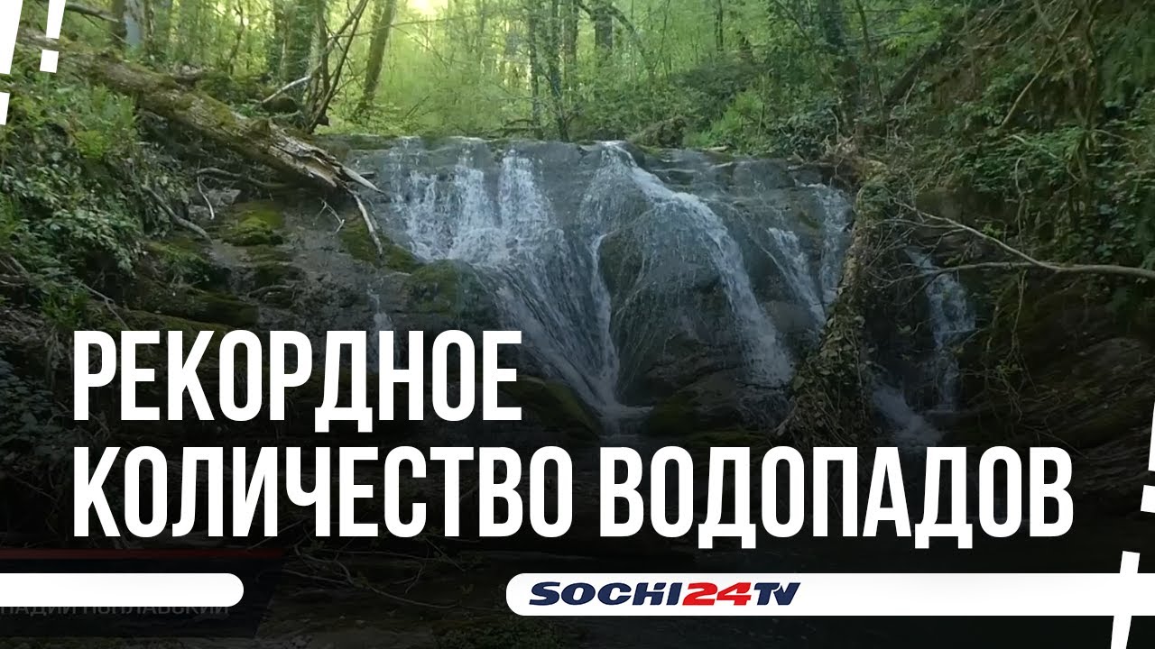 В Сочи еще раз попытались пересчитать водопады на ручье Сванидзе -  Городской портал Сочи | Sochi24.tv - Все новости города