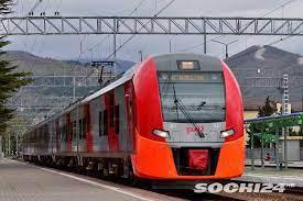 Школьники в Сочи забросали электричку камнями