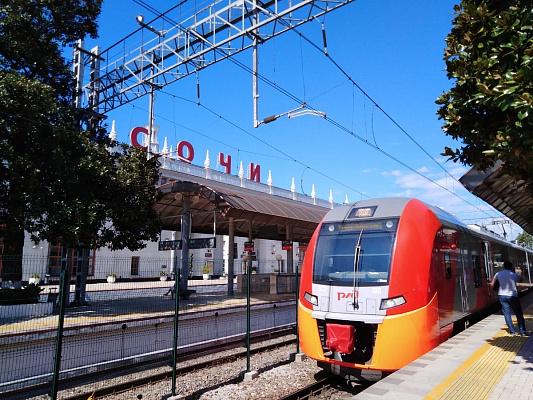 В Сочи увеличили число рейсов электропоездов на лето