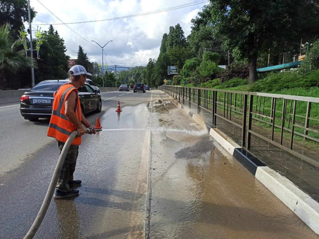 Стало известно, как пережили подтопления в Сочи федеральные трассы
