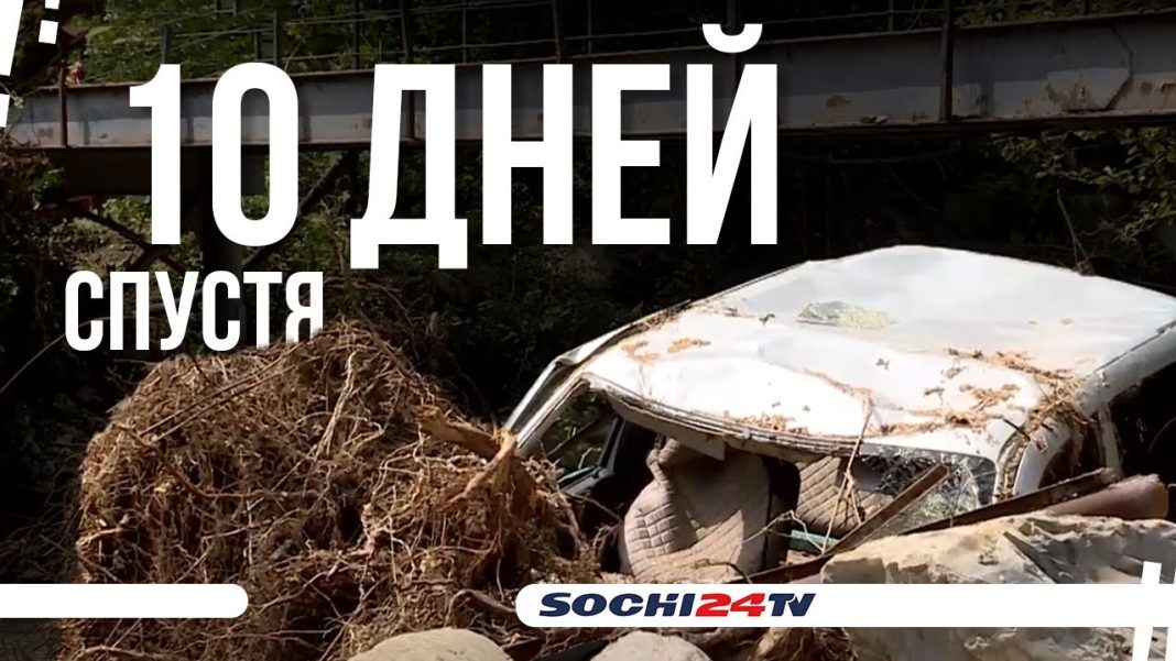 Жители Сочи показали, как живут после стихии