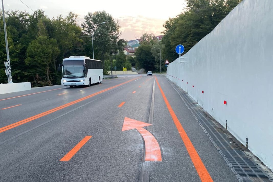 В Сочи поменяли схему движения на Мамайском перевале