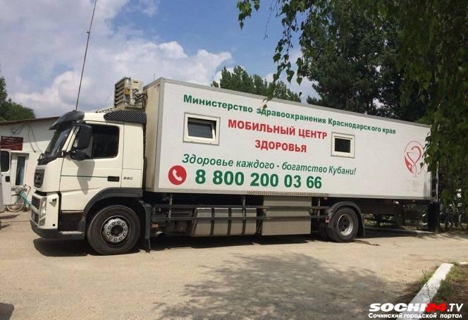 Жители Краснодара смогут пройти обследование в краевом мобильном центре «Маршрут здоровья»