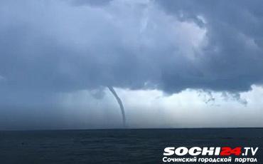 В Сочи прогнозируют возникновение смерчей над морем