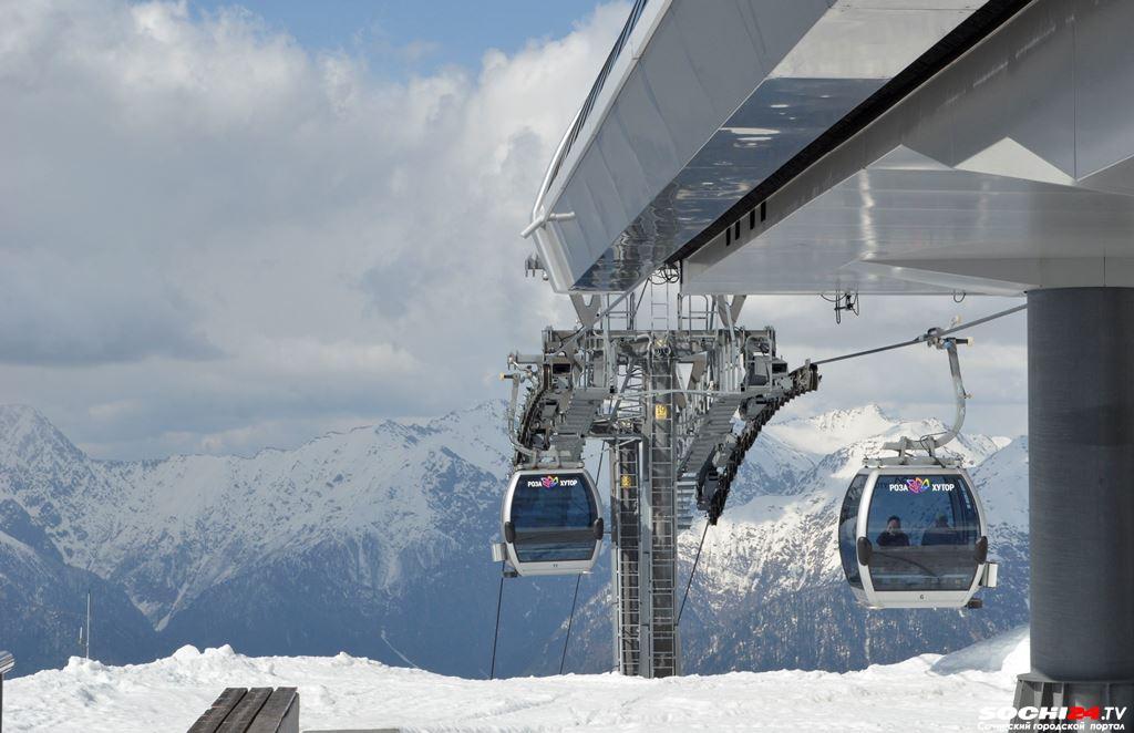 Красная Поляна открывает канатные дороги раньше плана