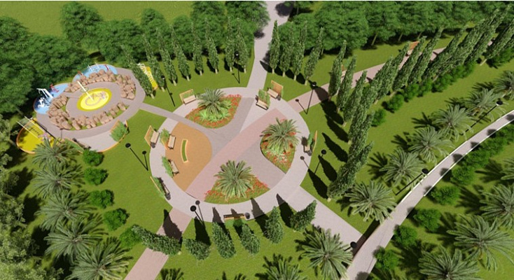 В Сочи начали строить новый суперсовременный сквер