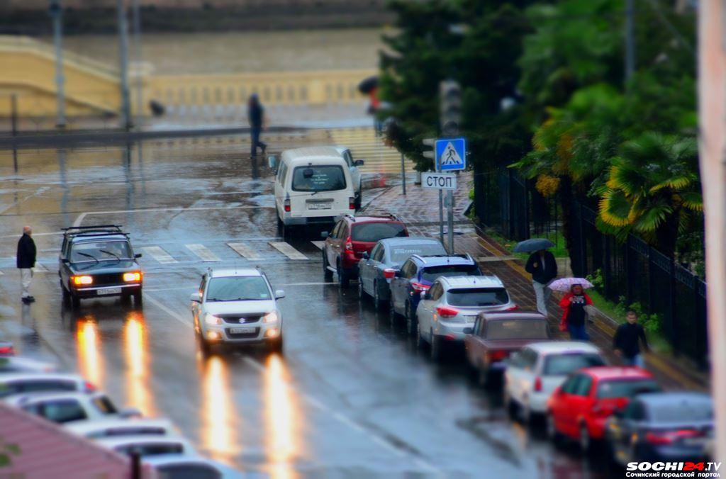 20 ноября изменится схема движения транспорта в центре Сочи