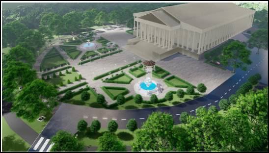 В Сочи напротив Зимнего театра появится пешеходная зона