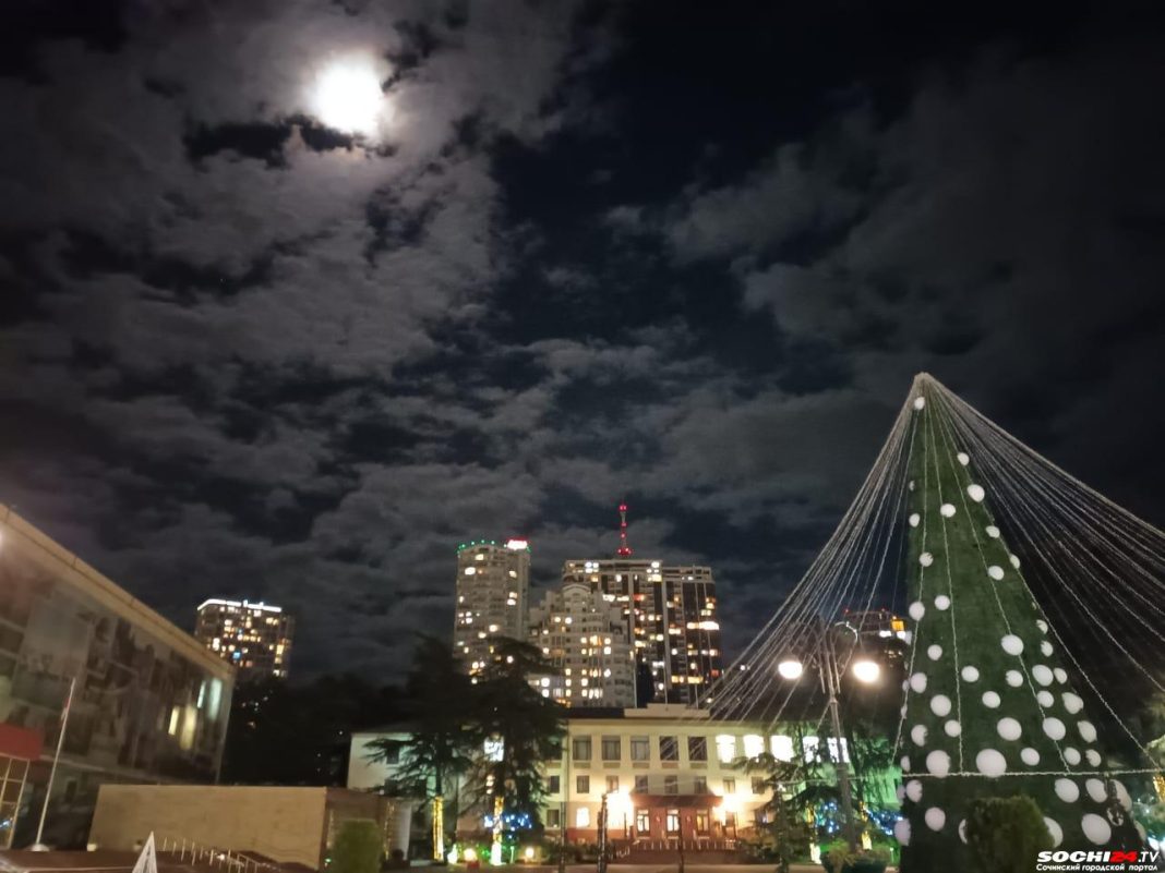 Главная ёлка Сочи скоро засияет