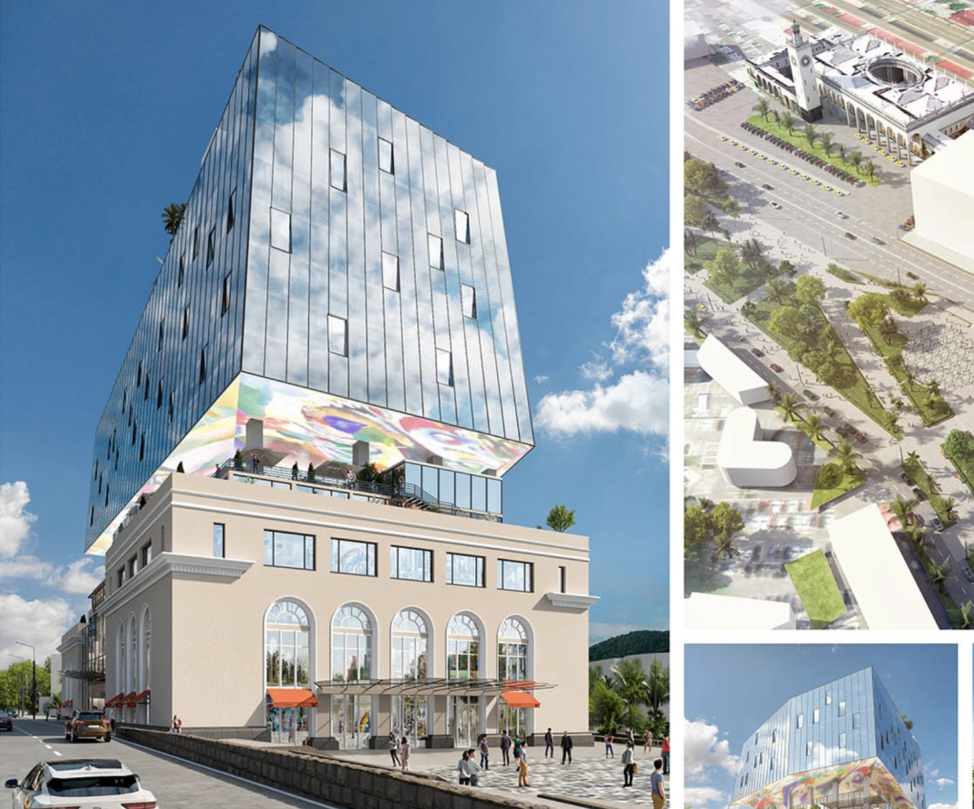 В Сочи реконструируют историческое здание ЦУМа