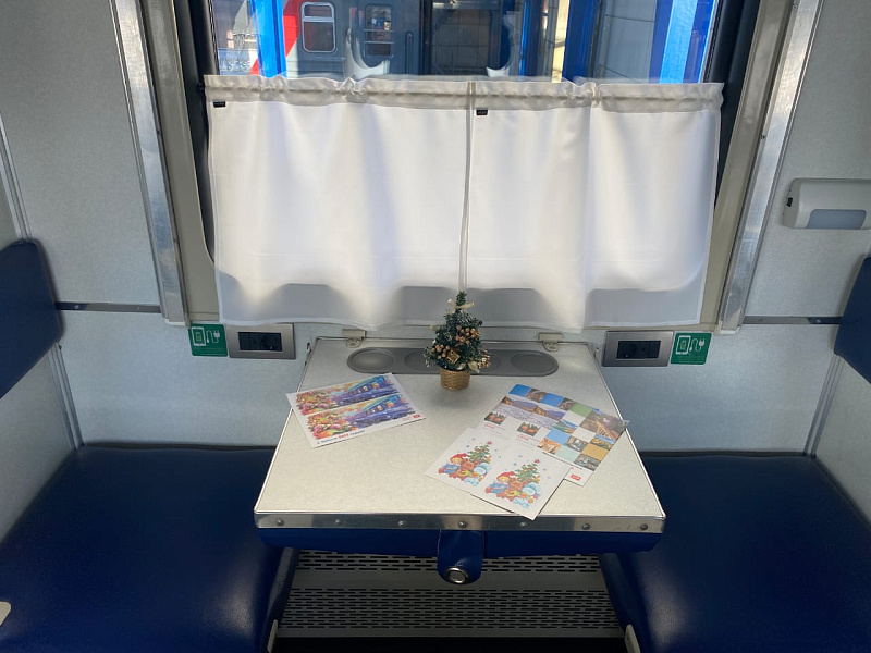 В дни новогодних каникул Туапсе, Сочи и Гагру связал праздничный поезд