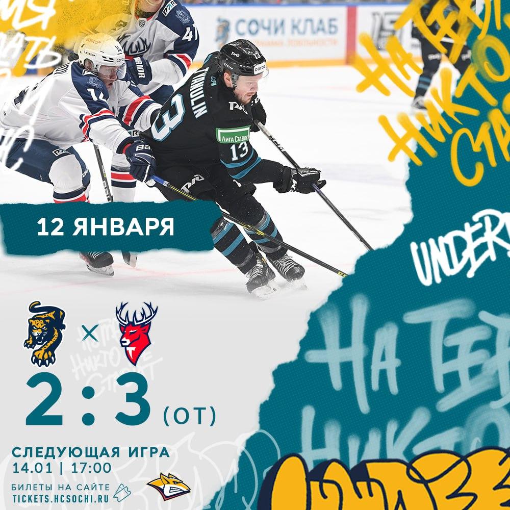 «Леопарды» продлили рекордную серию поражений, уступив нижегородцам в овертайме (ВИДЕО)