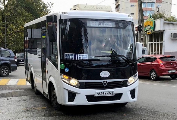 В Сочи изменят маршрут 87 автобуса