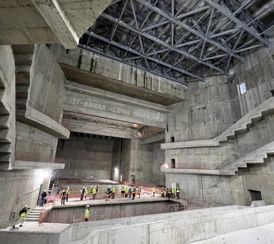 Вот как будет выглядеть огромный концертный зал, который строят в Сочи