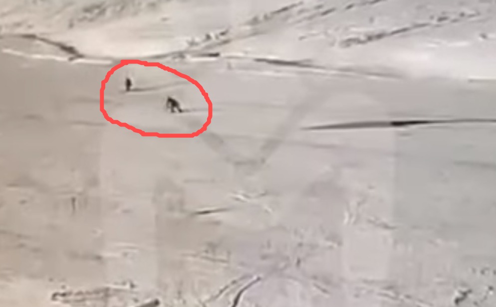 Cмертельное столкновение лыжников на Эльбрусе попало на видео (ВИДЕО)