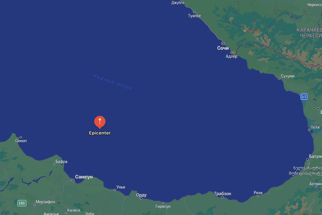 270 км от Сочи: в Турции случилось новое землетрясение