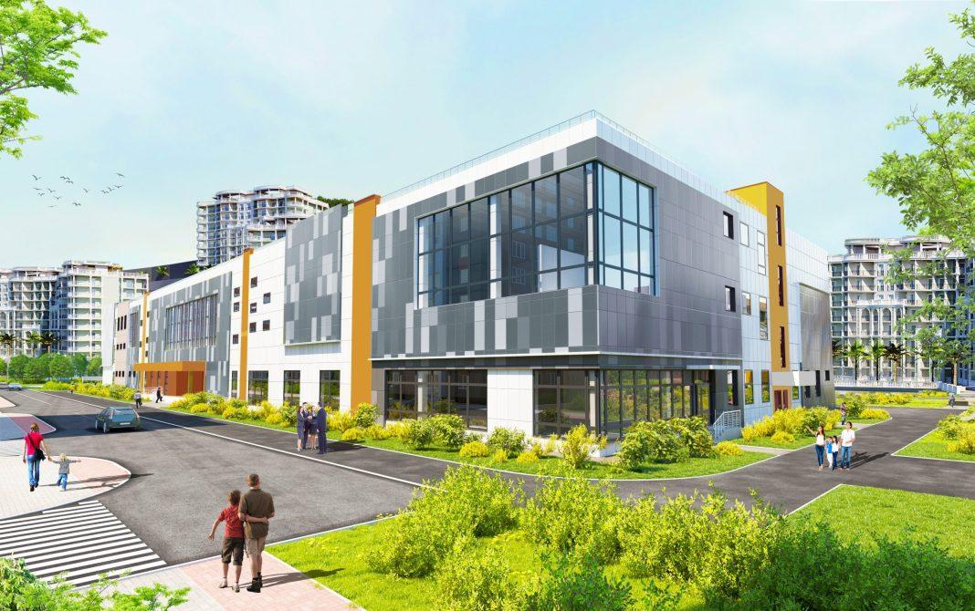 В Хосте продолжается строительство новой общеобразовательной школы