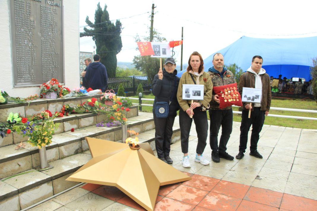 Для жителей Красной Воли в Сочи в День Победы впервые зажгли «Огонь Памяти»