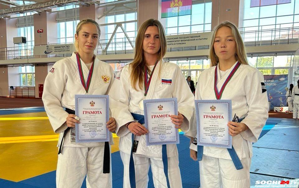 Завоевали серебро и бронзу: спортсменки из Сочи стали одними из лучших на соревнованиях по олимпийскому дзюдо