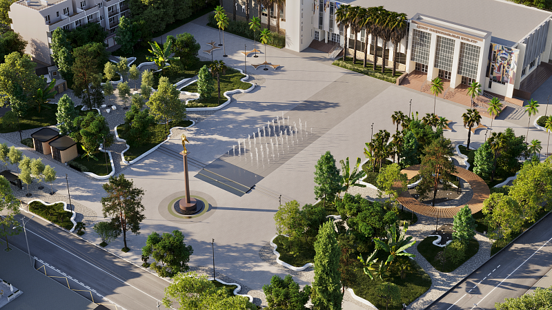 В Сочи создадут новую большую площадку для семейного отдыха и мероприятий