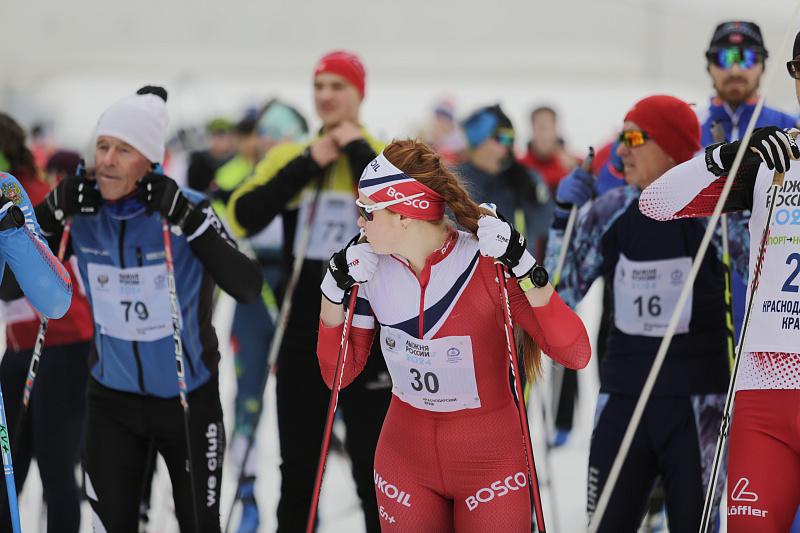 Массовую лыжную гонку «Лыжня Кубани» в горах Сочи приурочили к юбилею XXII зимних Олимпийских игр 2014 года