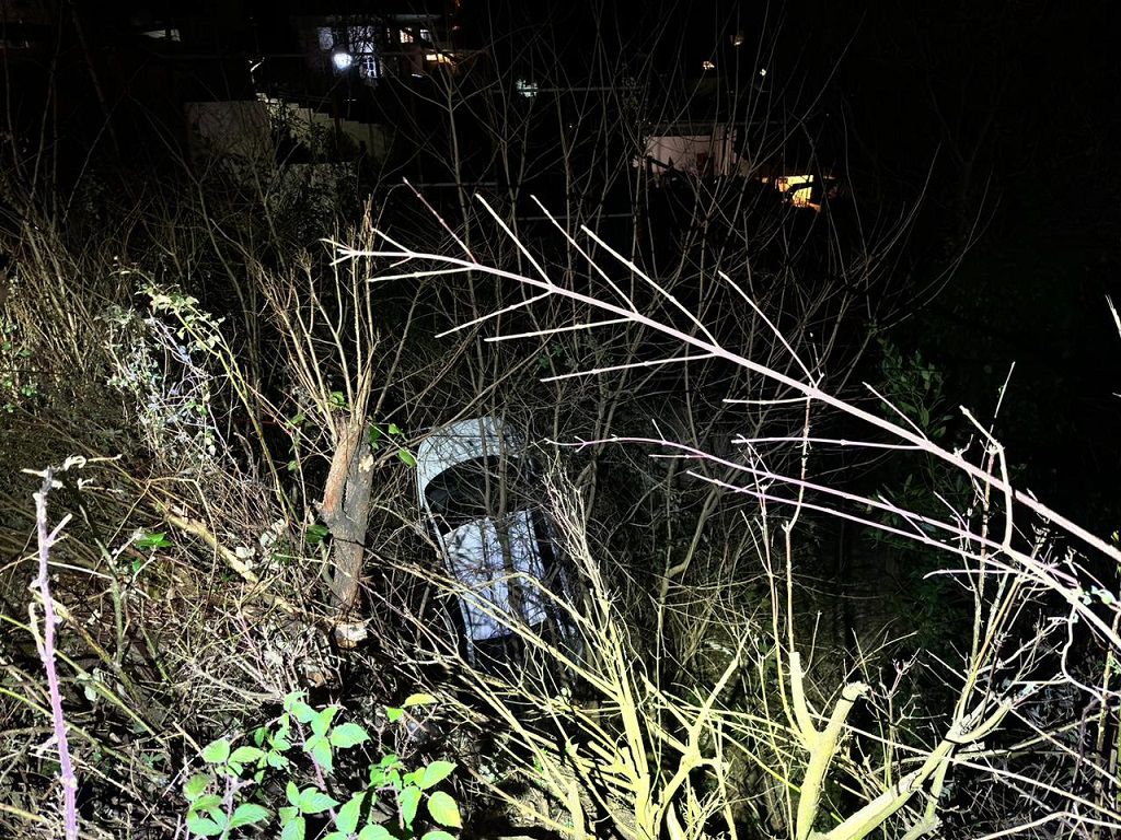 Ребёнок чудом выжил при падении авто с обрыва в Сочи — фото