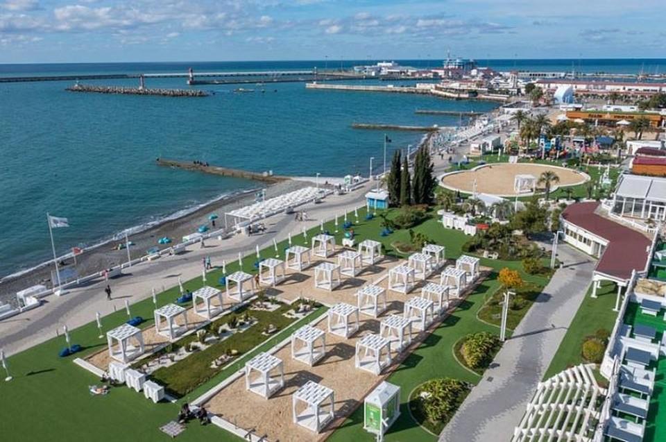 Новый пляж «Ривьера» в Сочи откроют к курортному сезону