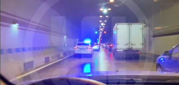 В Сочи произошла массовая авария в тоннеле