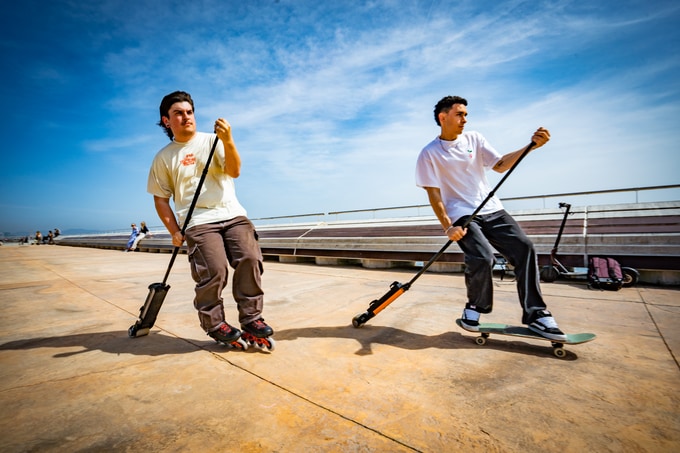 В Испании создали электропалку для катания на роликах и скейте