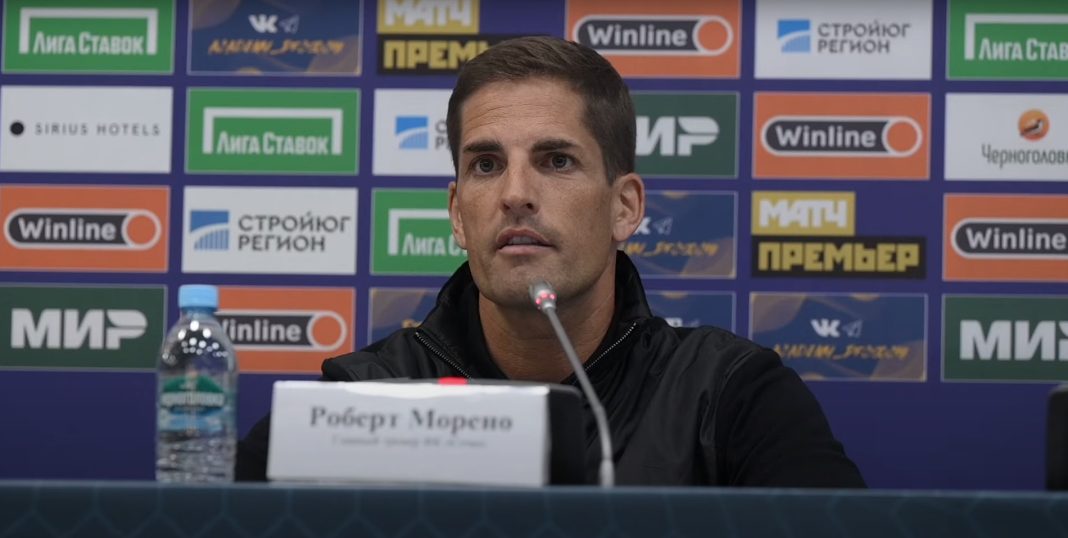 Тренер ФК «Сочи» Морено назвал матч с «Уралом» худшим за время его руководства командой