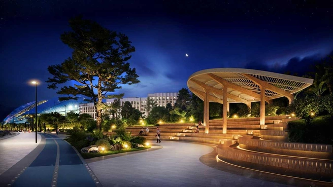 Многопрофильная поликлиника, амфитеатр и не только: в Сириусе появится ультрасовременное пространство