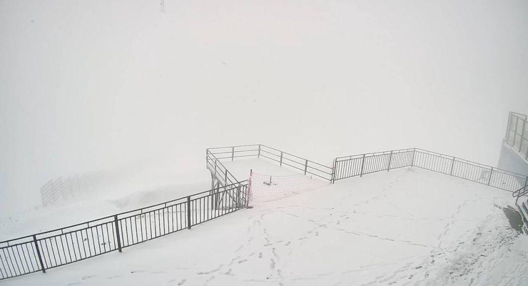 Зима вернулась: в этой части Сочи снова выпал снег