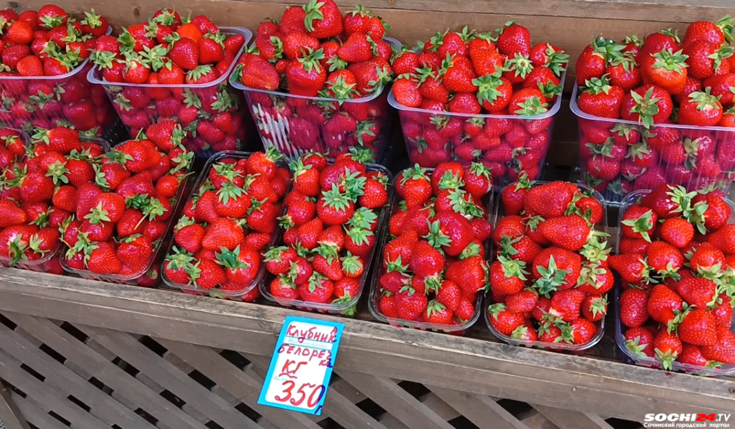 Виноваты заморозки: в Сочи резко взвинтили цены на клубнику