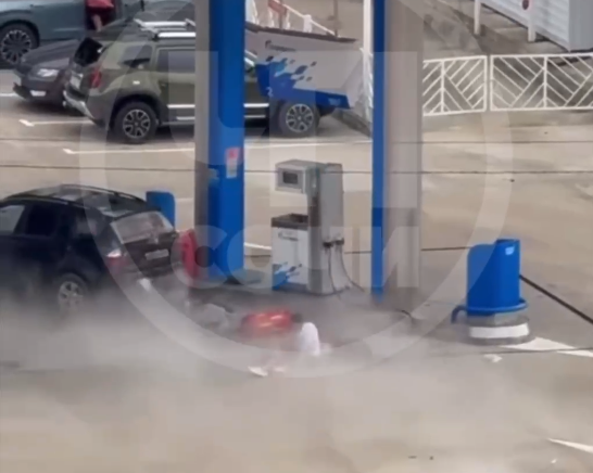 Газовый баллон взорвался в Сочи на автозаправке