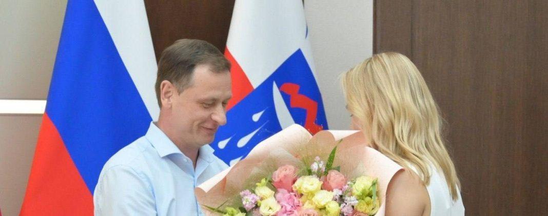 Новый мэр Сочи встретился с теннисисткой Еленой Весниной