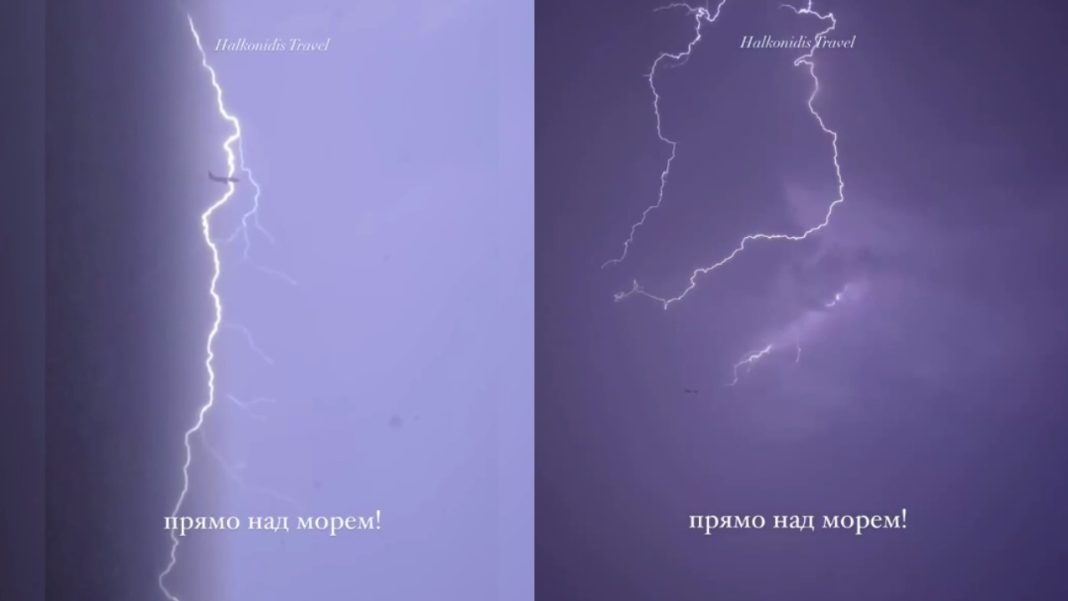 Молния ударила в летящий над морем в Сочи самолет — видео