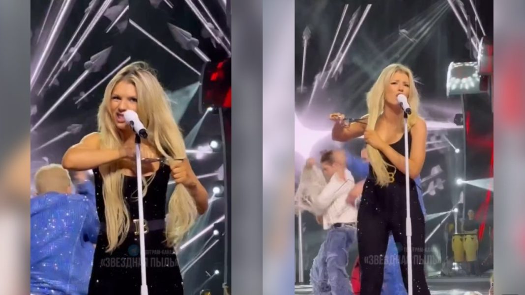 Шок на «Новой волне»: Люся Чеботина отстригла волосы прямо на сцене Сочи