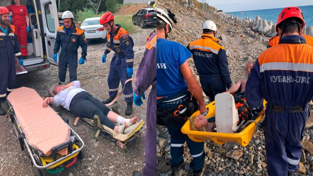Перелом в ущелье и падение с тетрапода: к туристам дважды за день пришлось вызывать спасателей Сочи