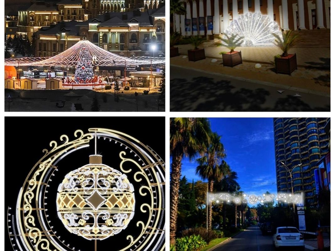 Новый год в Сочи: курорт украсит более 150 праздничных локаций