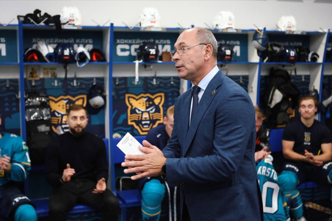 Главный тренер ХК «Сочи» Сергей Зубов: «ЦСКА оказался сильнее, но мы будем работать»