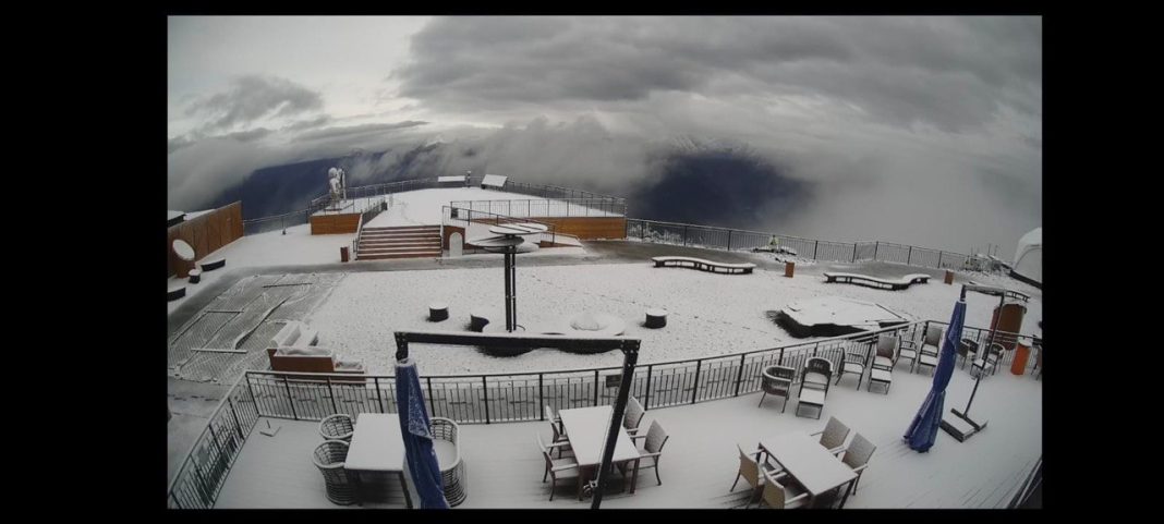 Зимний сезон близко: в горах Сочи выпало 25 см снега