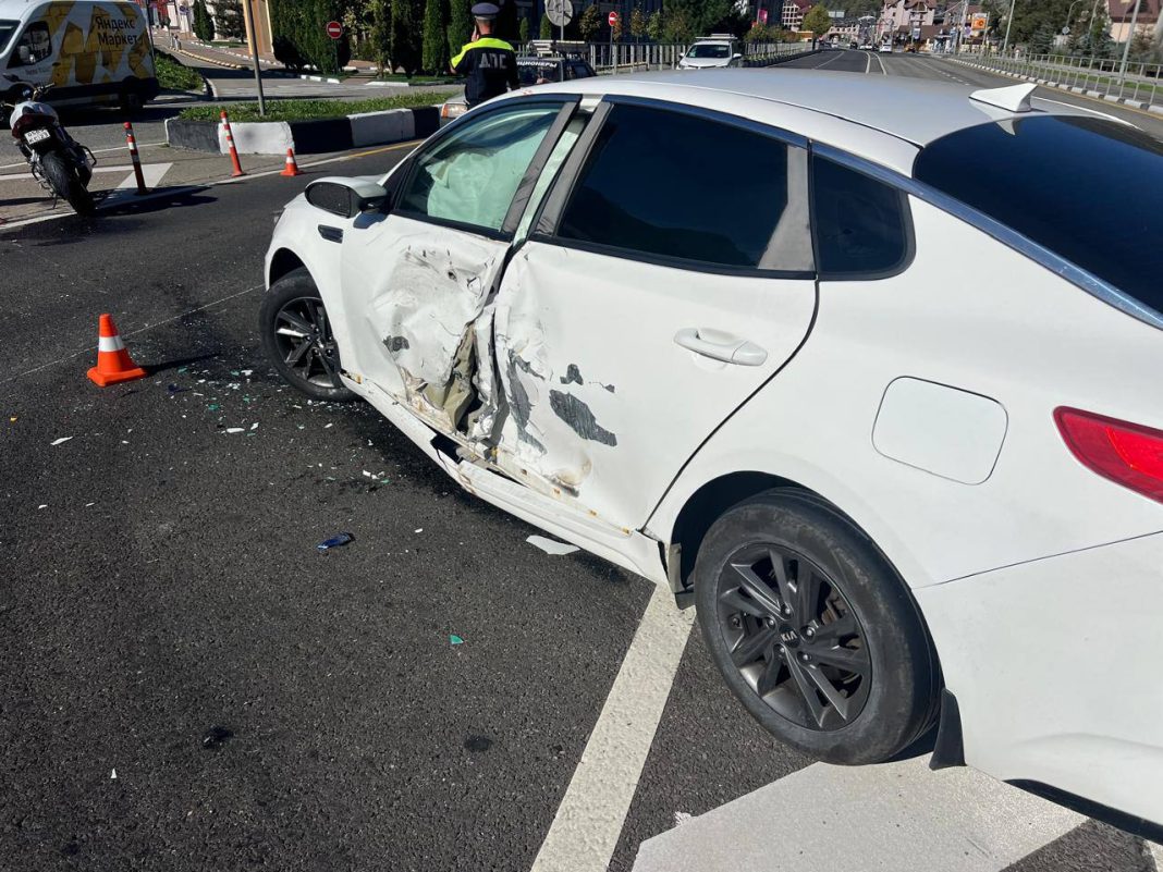 Байкер разбился в ДТП на Красной Поляне