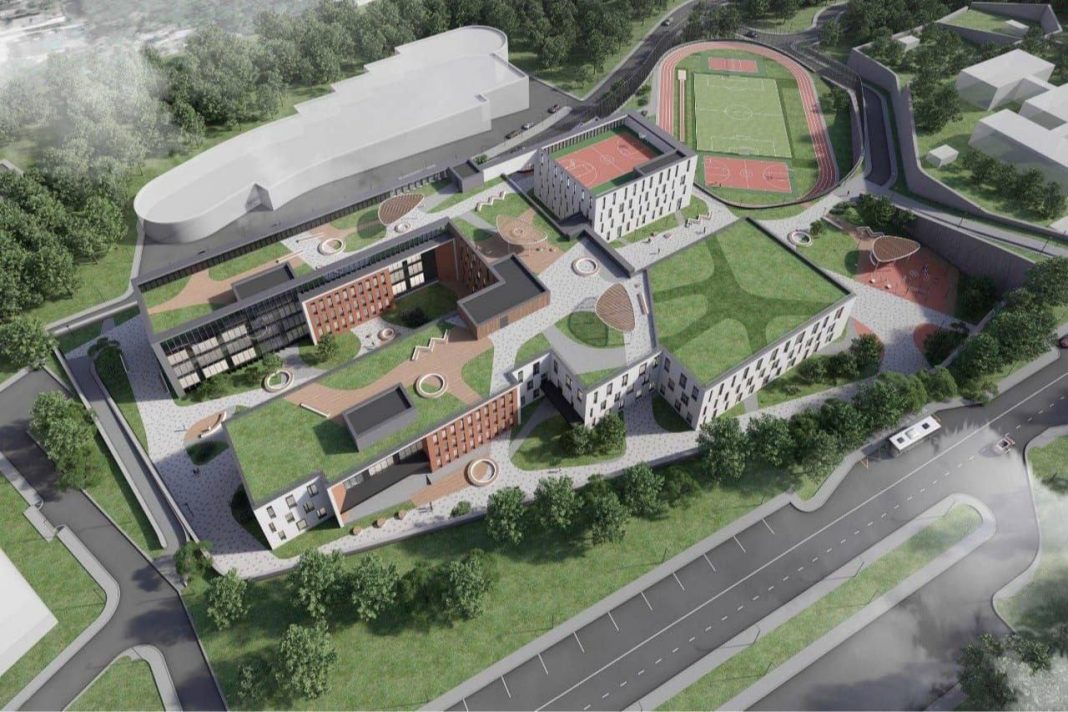 Первая в Сочи школа с панорамным остеклением строится на Бытхе