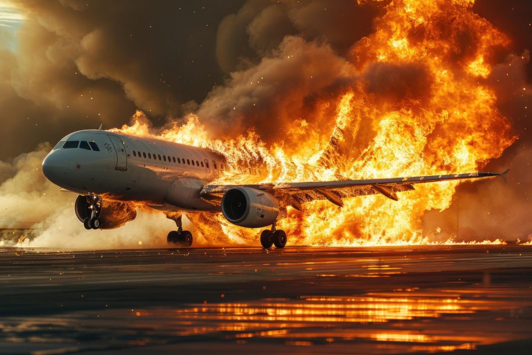 Ространснадзор проверит авиаперевозчика «Азимут» после инцидента с загоревшимся авиалайнером