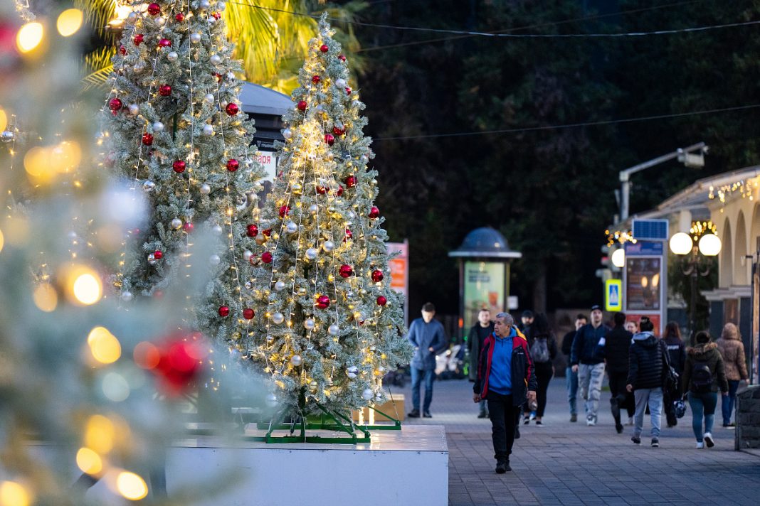 В парках отдыха Сочи стартовали новогодние мероприятия