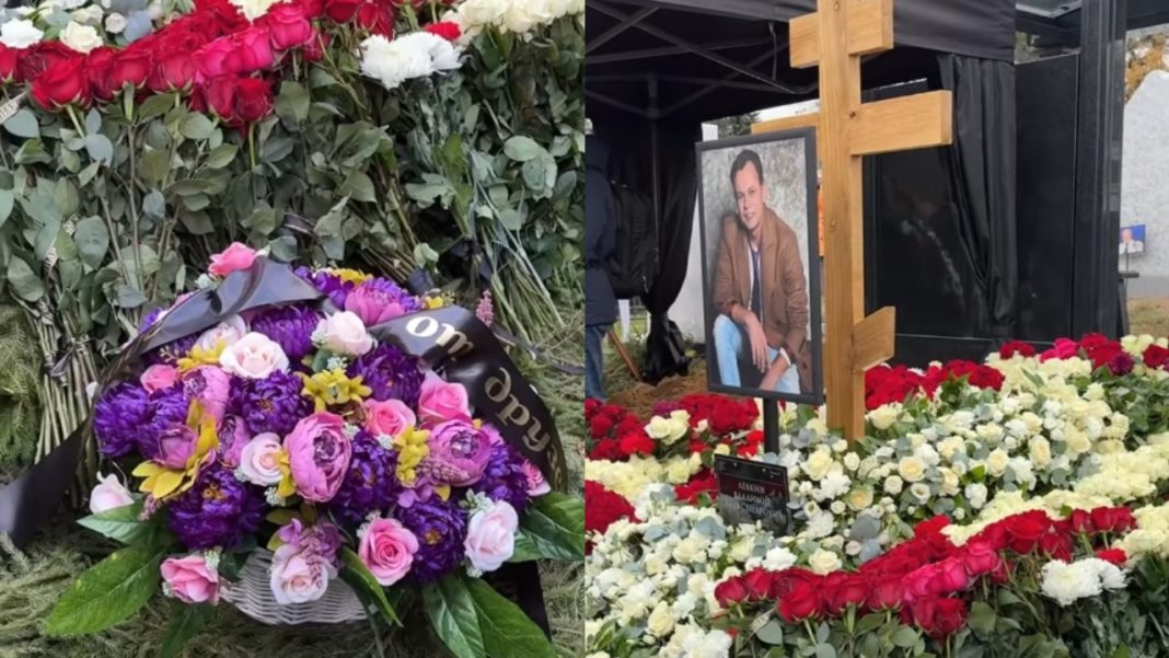 «Я такого не припомню»: Троекуровское кладбище замирало от боли и слез, провожая Левкина