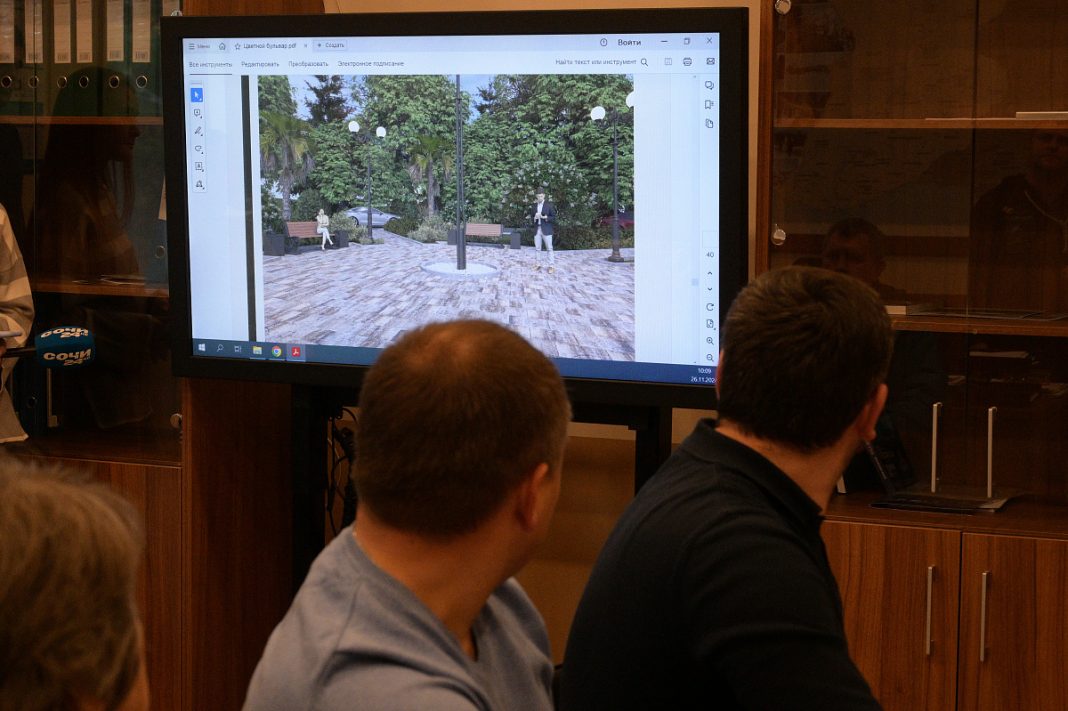 Эскиз готов: как изменится сочинский Цветной бульвар