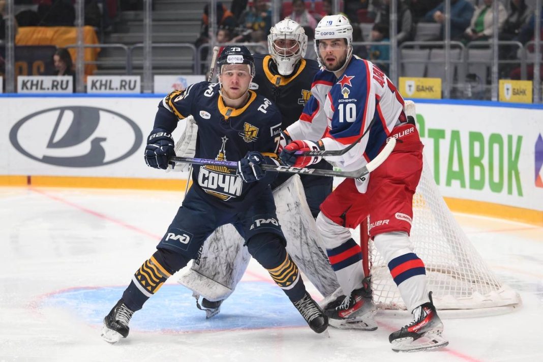 ХК «Сочи» уступил ЦСКА в последнем матче года